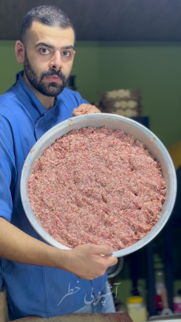 کباب کوبیده با خورده راسته و قلوه‌گاه گوساله